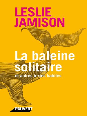 cover image of La baleine solitaire